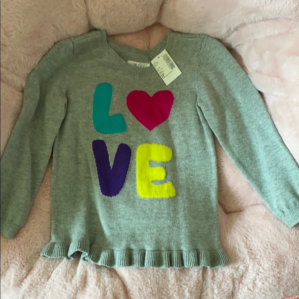 Brand new toddler girl spring/fall sweater